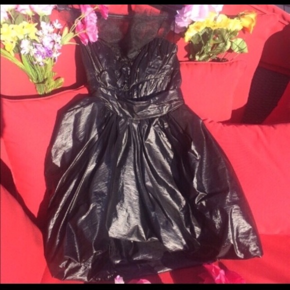 Alicia Czarniecka Mini Dress Taffeta RARE Small - Picture 2 of 7